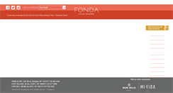 Desktop Screenshot of fondarestaurant.com